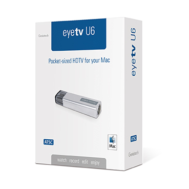EyeTV GT-1U620160701 U6 Pocket-Sized HDTV Tuner Stick for Apple MacBook Series 
