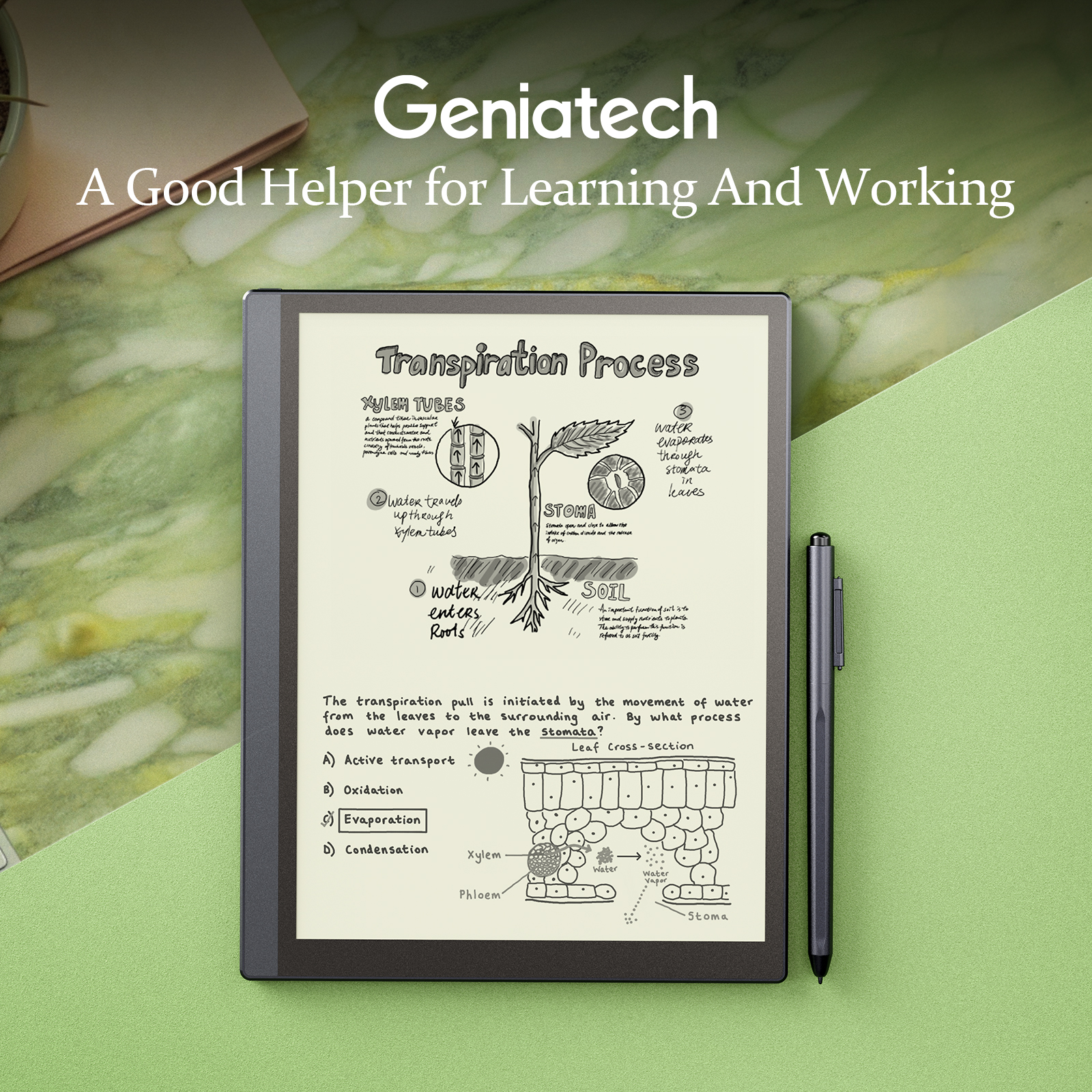 10.3″ E-ink tablet for Reading & Writing (KloudNote-Slim)