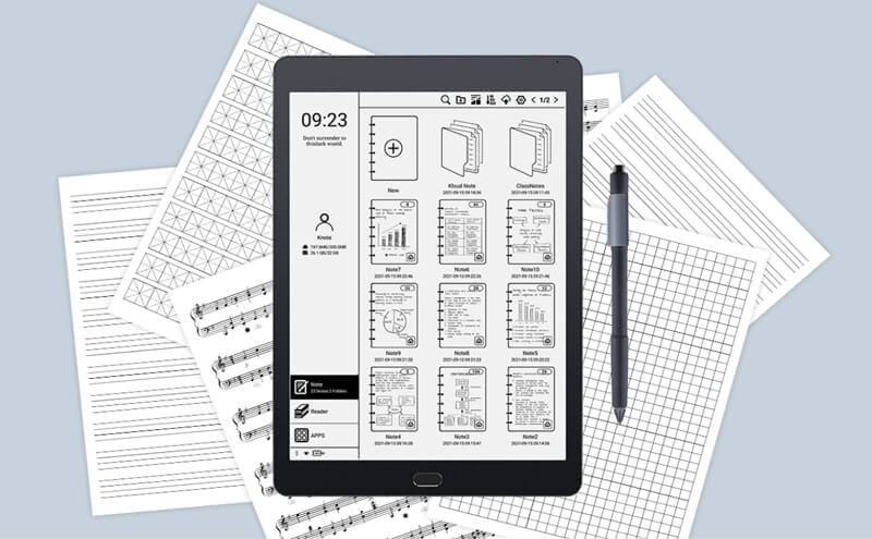 Exploring the Revolutionary Realm of E Ink Tablets: A Closer Look at Kloudnote