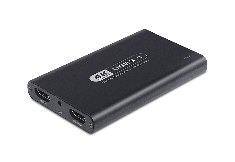 4K Ultra HD Live Streaming Game Grabber USB-C to HDMI Video Capture Device (U1000)